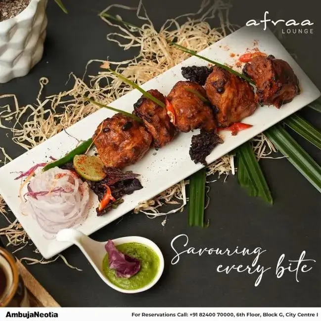 A menu campaign produced for a client venue.