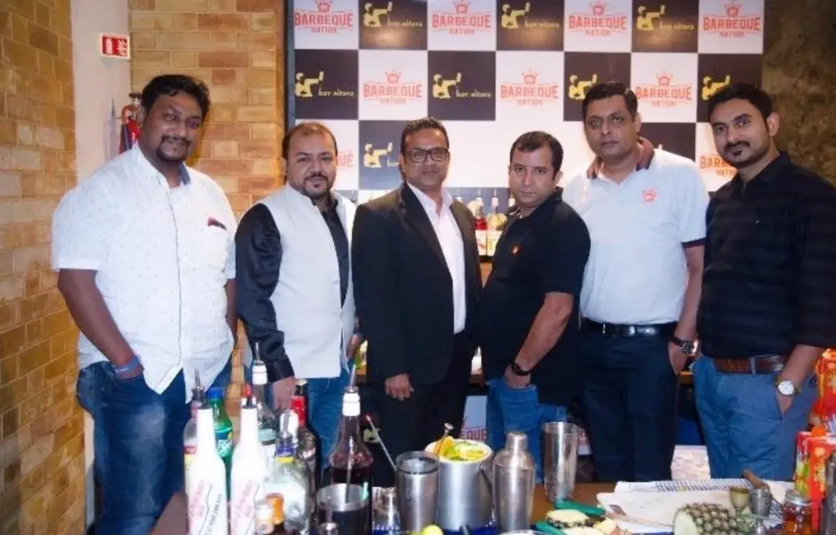 A judging panel at an industry competition.